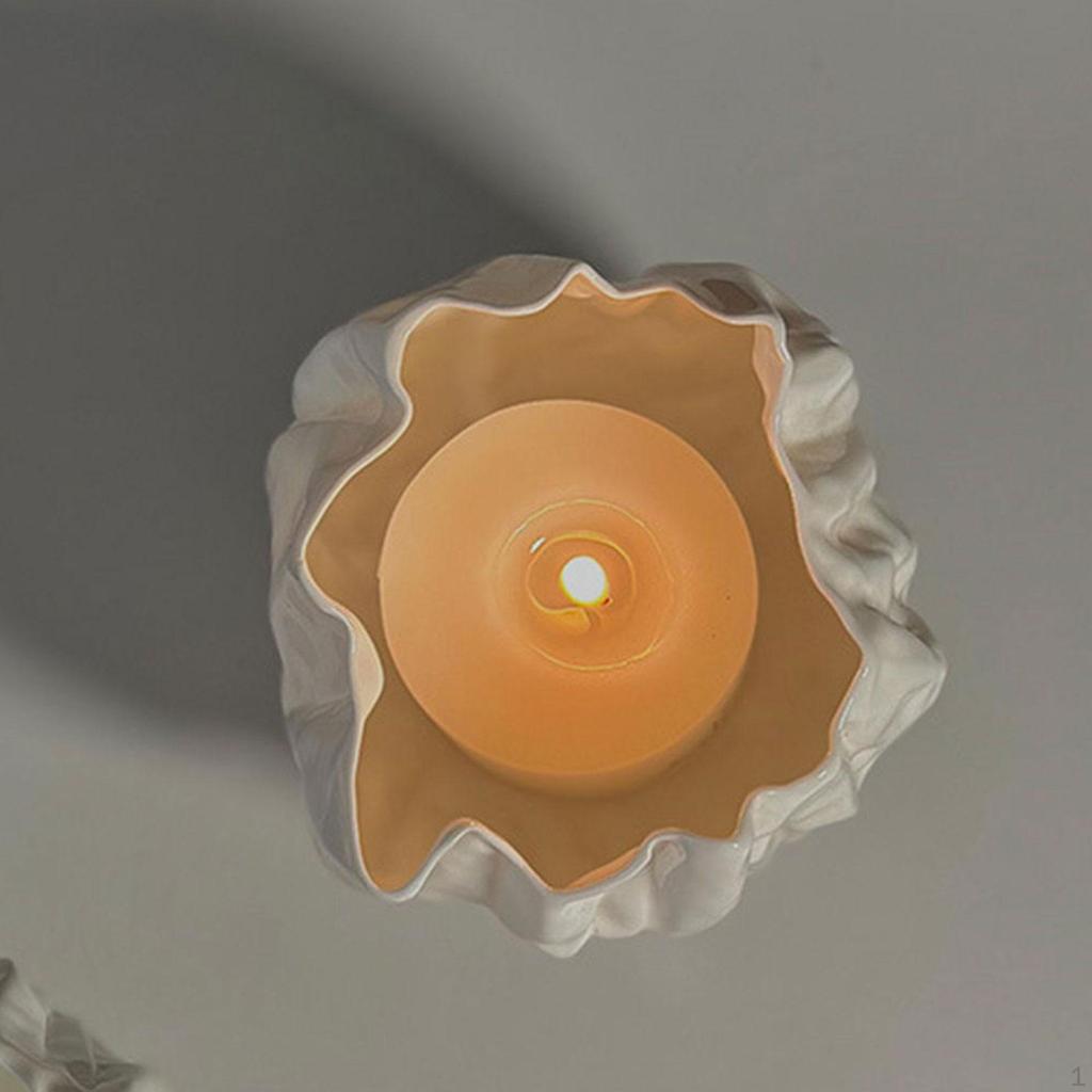 Tealight Candle Holder Holder, Ceramic Living Room Decor, Decorative Holiday Party Decoration