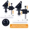 Rosfix Mikroskop Cyfrowy 4,3"" DM3-Z01B049 – Powiększenie 50X–1000X | 1080P HD | 8 Diod LED, USB, Obsługa MicroSD