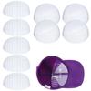10Pcs Hat Shaper Baseball Cap Inner Support Stands Clear PVC Hat Insert for Baseball Cap Lightweight Protective Frame