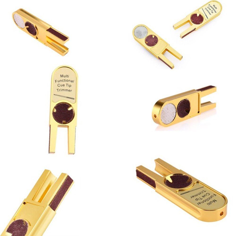 Scuffer Dime Snooker Shaper Nickel Burnisher Tip Trimmers U-shape Billiards Pool Cue