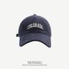Women's & Men's Large Brim Duckbill Baseball Cap - Korean Letter 'R' Design, 2024 Spring/Autumn Fashion, Slimming and Small Face Effect.