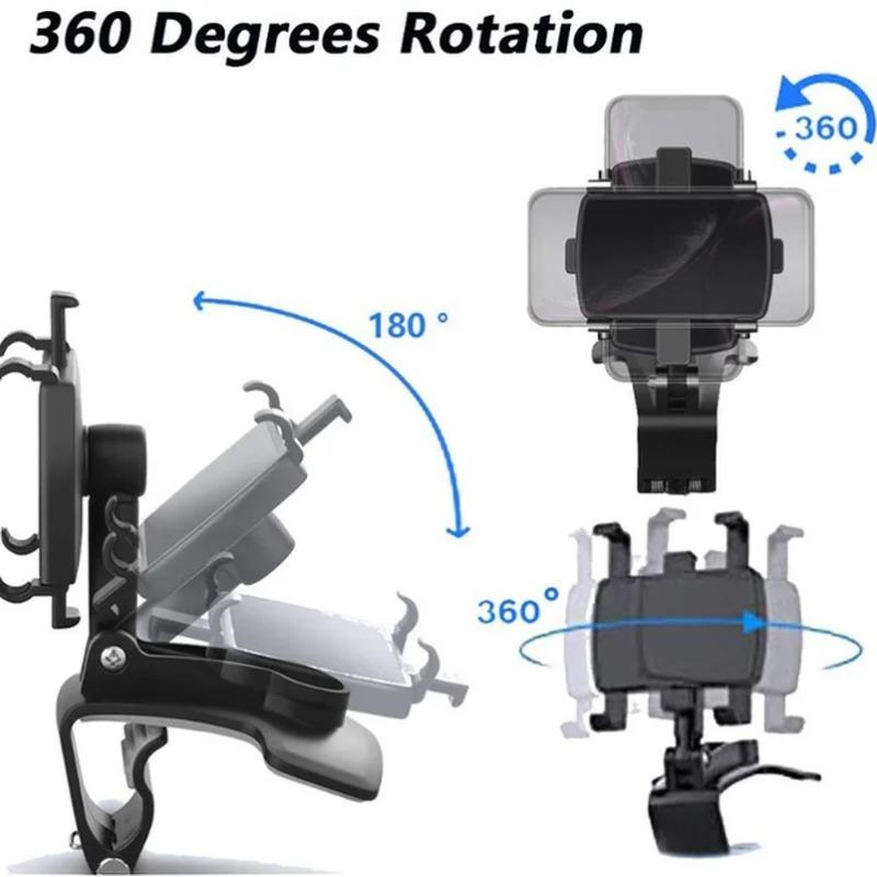Car Phone Holder Stand Universal Dashboard Car Clip Mount GPS Bracket Car Mobile Phone Support In Car For iPhone Samsung Xiaomi
