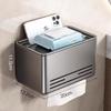 Yidashang Bathroom No-Punch Wall-Mounted Tissue Box & Roll Holder