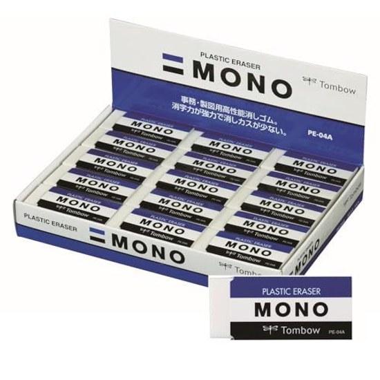 Tombow Pencil Eraser MONO PE04 Standard size suitable elementary school students (perfect lower grades) 30 pieces PE-04A-30P