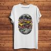 Moon burger super Hamburg zabawna koszulka Unisex letnia nowa Biała Casual z krótkim rękawem Koszulka Unisex geek streetwear tee