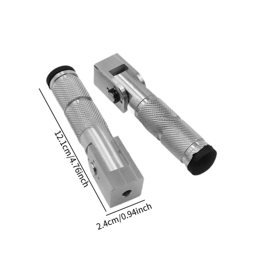 2x Motorcycle Footpegs Replaces Wear Resistant Utility Motorbike Footrests