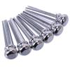 1Pc Chrom Akustikgitarre Messing Bass Bridge Pins String Nagel Pins / End Pins