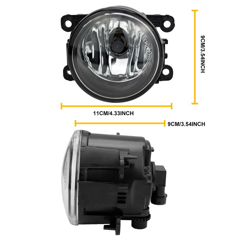2pcs Fog light Fog Lamp For Subaru XV Crosstrek 2013-2019 Halogen Bulbs Daytime Running Lamp