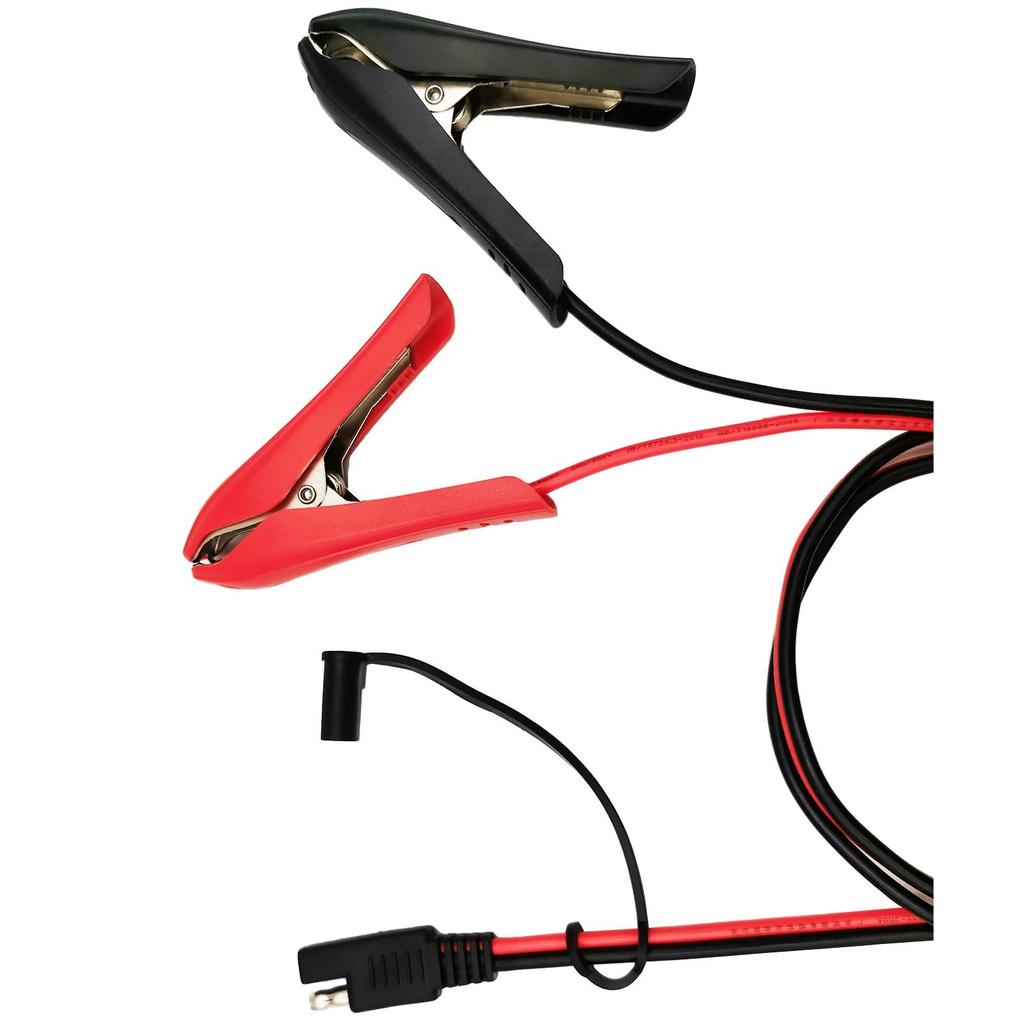 Alligator Clip to SAE Connector Extension Cable 3.2 Feet, SAE