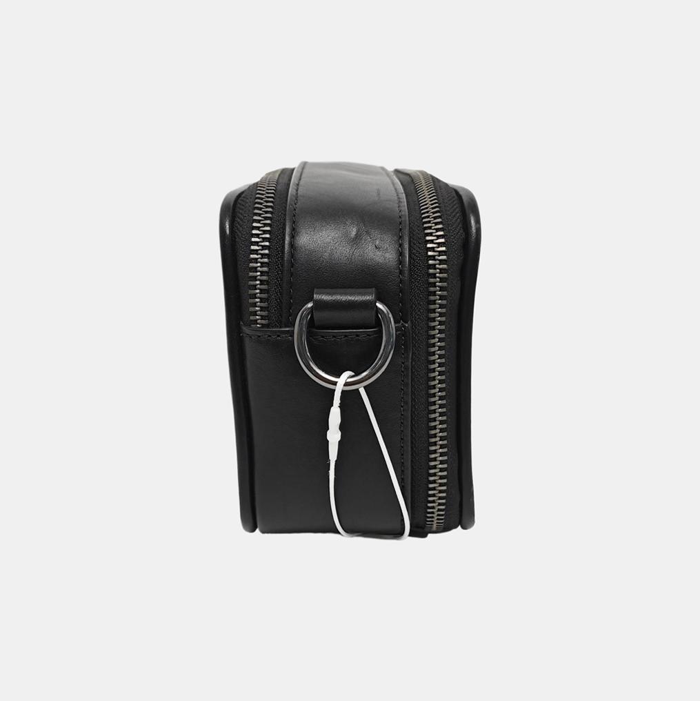 [Pre-Owned] Wyatt 20 Brand Logo Zipper Closure Coated Canvas Crossbody Bag Small - Excellent #1XH0MT6