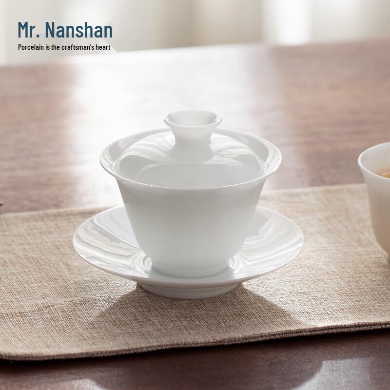 

Nanshan Mister Xuanbing Jade Porcelain Gaiwan
