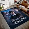 Custom Addams Family Wednesday Mat Personalized Name, Polyester Washable Indoor Entryway Rug, Gift for Christmas, Easter, Thanksgiving Day