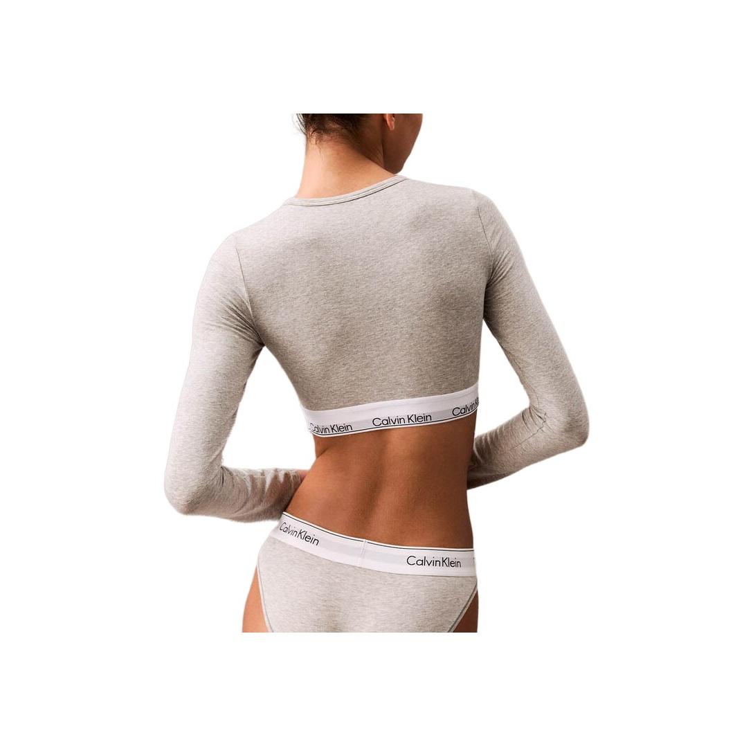 

Calvin Klein Легкая облегающая футболка с круглым вырезом и коротким рукавом, женские топы QF8009-P7A L