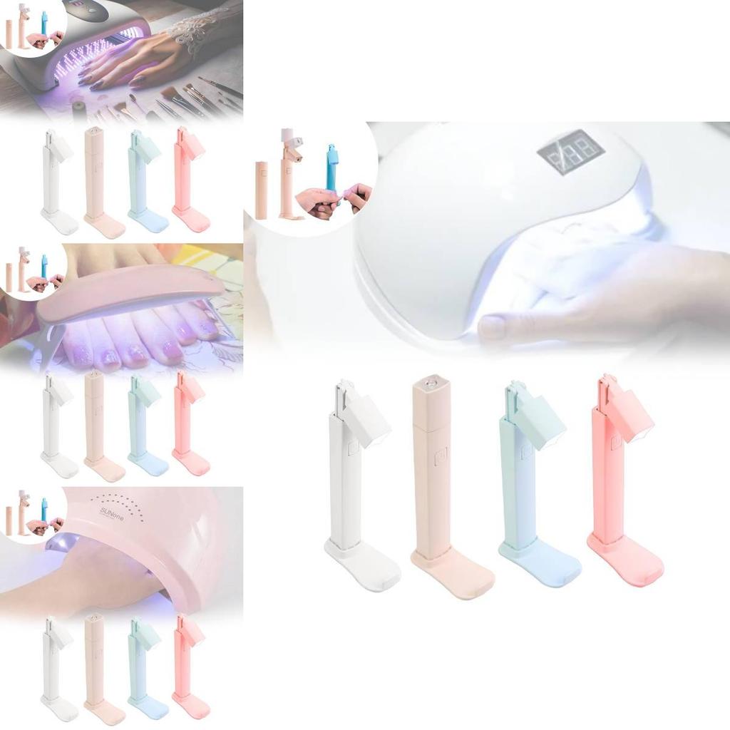 Compact Portable Nail Lamp With Focused Drying Power Perfect For Quick Nail Treatments