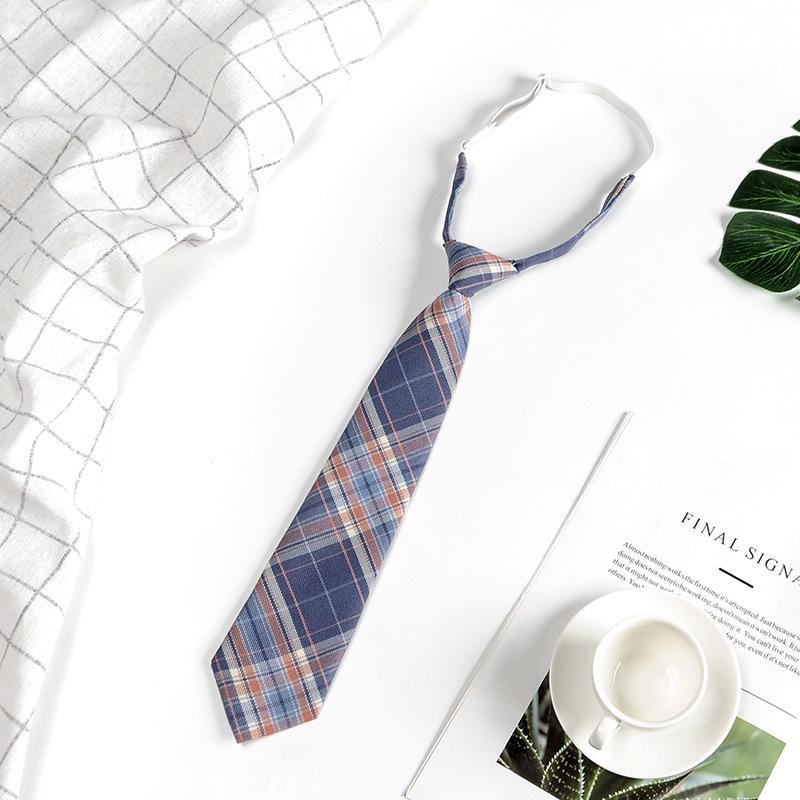 Unisex Preppy Karomuster Japanische Schuluniform Fliege