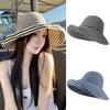 Lightweight Sun Hats Foldable Summer Hats New Stripe Fisherman Hat  Summer Travel