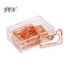 Metal Document Organizers 10PCS Rose Gold Paper Clips, Decorative Cartoon Shape Cute Office Stationery Supplies Bookmarks, Creative Documents for And