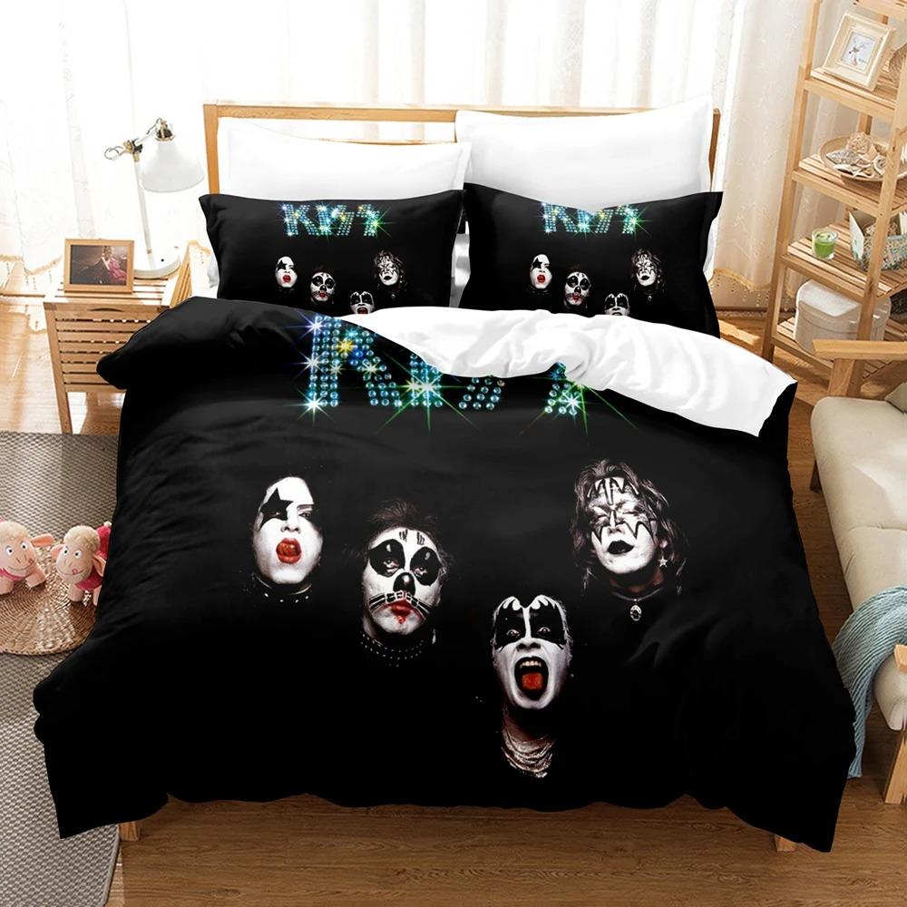 France Rock Singer J-Johnny H-Hallyday Bedding Set Single Twin Full Queen King Size Bed Set Aldult Kid Bedroom Duvet Cover Sets