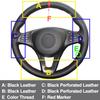 Hand Sewing Car Steering Wheel Cover For Mercedes-Benz C180 C200 C260 C300 B200