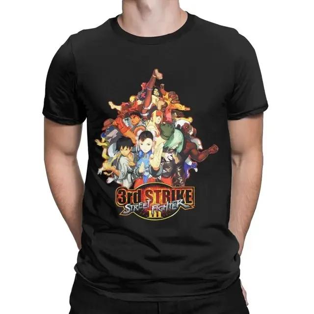 Street Fighhtter Sagat  Muay Thai Gaming Hadouken T Shirt for Men Casual Modal Tees Short Sleeve T Shirt Crewneck Tops