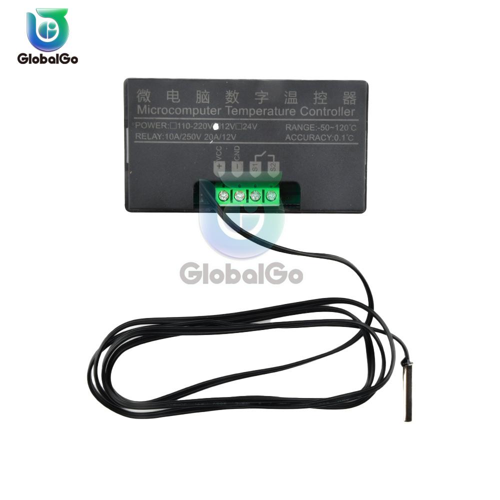 W3230 Mini Regolatore Digitale di Temperatura 12V 24V 220V Termostato Regolatore Controllo Riscaldamento Raffreddamento Termoregolatore Con Sensore