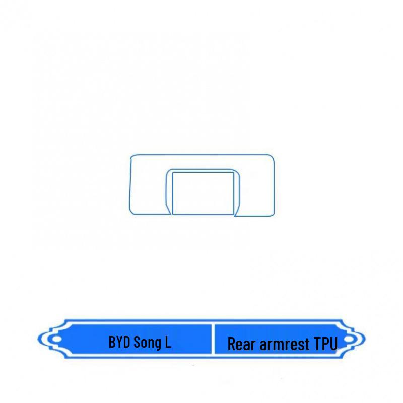 BYD Song L-EV Center Console TPU Interior Protection Film (2024-25 Model)