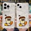 Phone Case: 2D Flat Suitable for iPhone 18 17 16 15 14 13 Pro, Transparent Corners Protective Case, Coffee Cup Cartoon, Christmas and Halloween Gifts