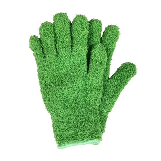 1 Pair Microfiber Dusting Gloves Plant Leaf Cleaning Gloves Fuzzy Dust Removal Gloves for Indoor Plants Furniture Blinds