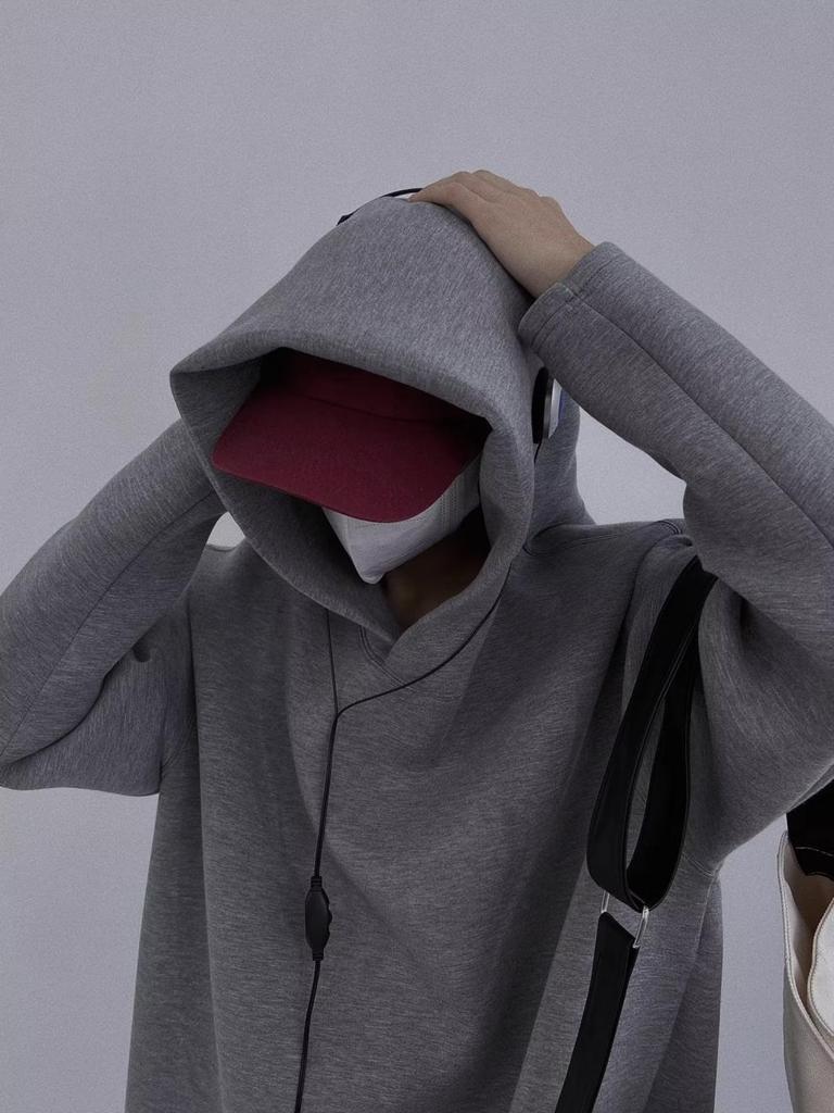 Men's American Style Hooded Sweatshirt: Trendy, Long-Sleeved, Spring/Autumn/Winter, Loose Fit, Casual Jacket for Couples