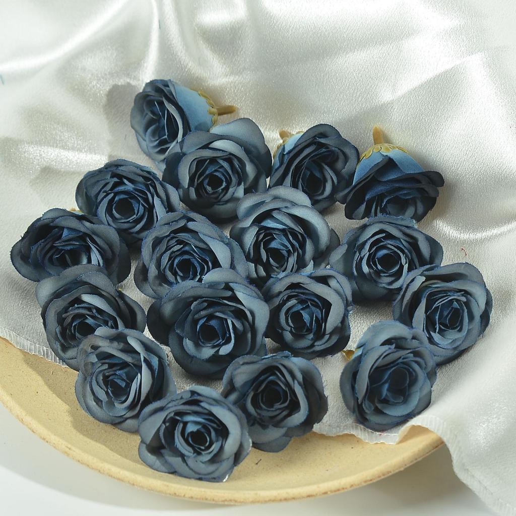 Simulation Rose Flower Heads for DIY Wedding Decor, Gift Boxes, Clothing, Wreaths, and Silk Flower Arrangements