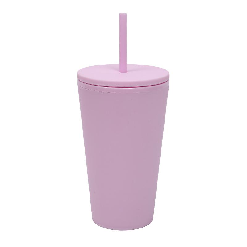 not predrilled 480ml 16oz clear plastic snow globe tumbler snow globe cup with straw and lid