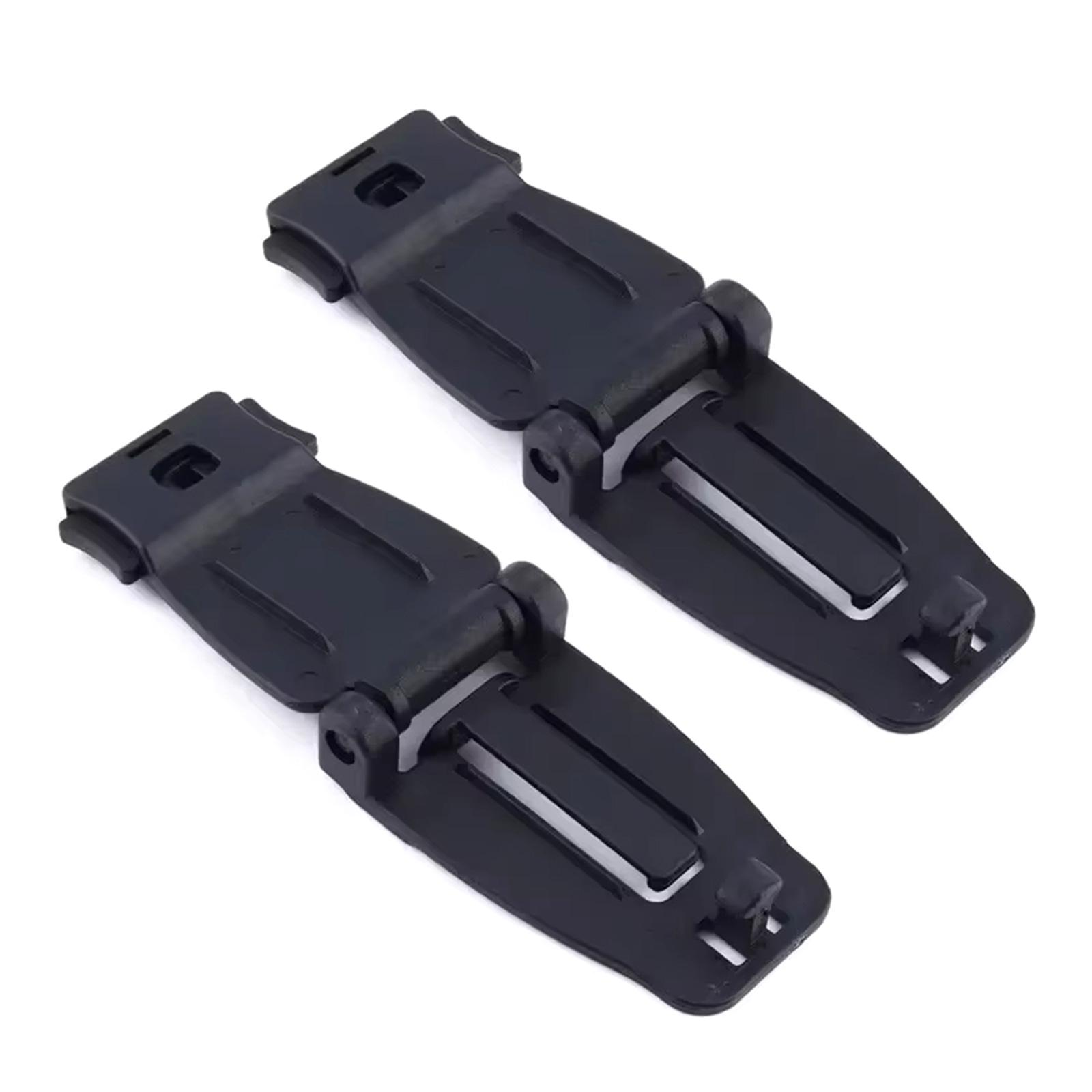 

2 шт. в упаковке, многоцелевой тактический зажим для ремня рюкзака, пряжка Dominator, зажим для ремня рюкзака для стропы чёрный