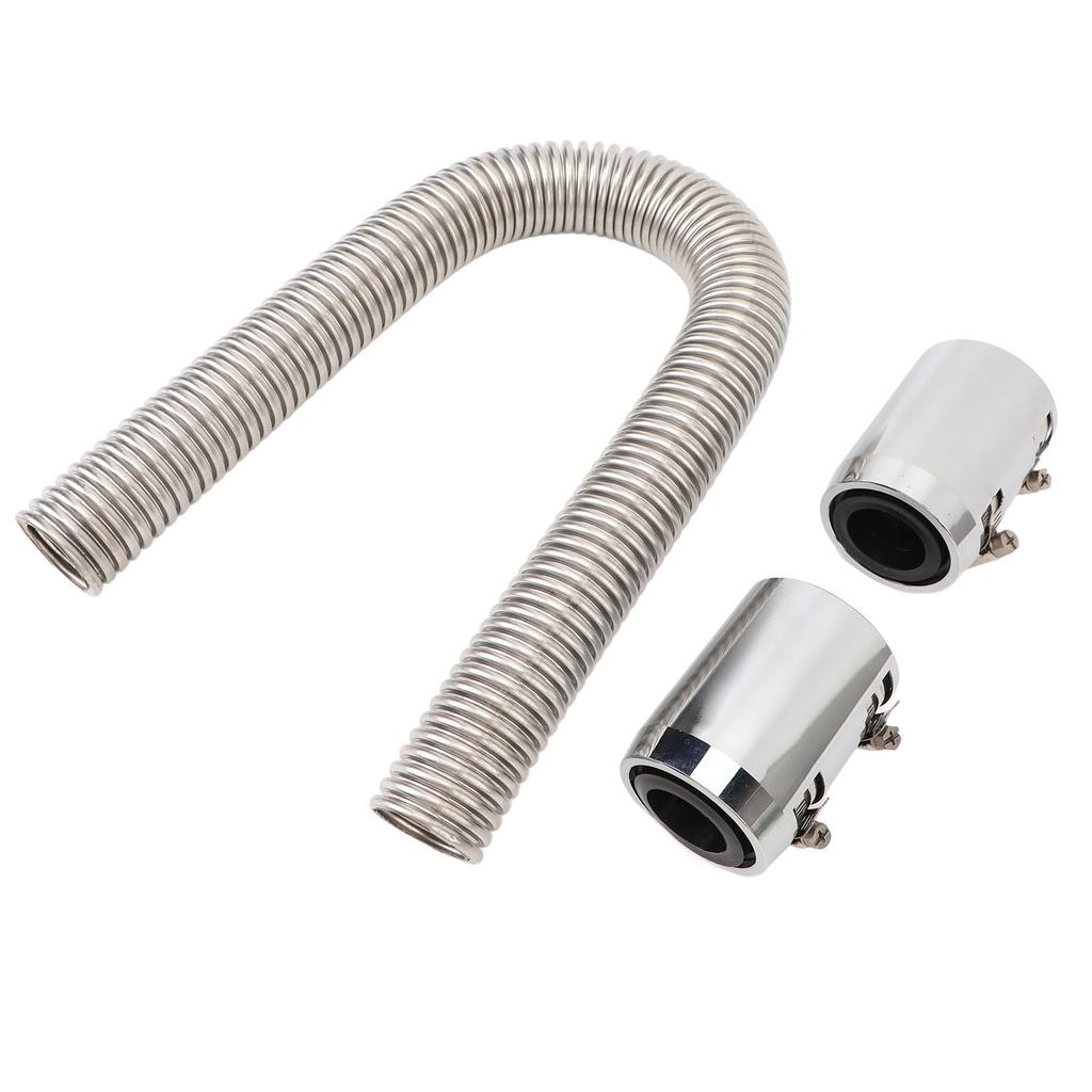 Radiator Hose 24in Stainless Steel Efficient Cooling Radiator Coolant Hose Kit for 1‑1 4in 1‑1 2in 1‑3 4in 1‑5 8in