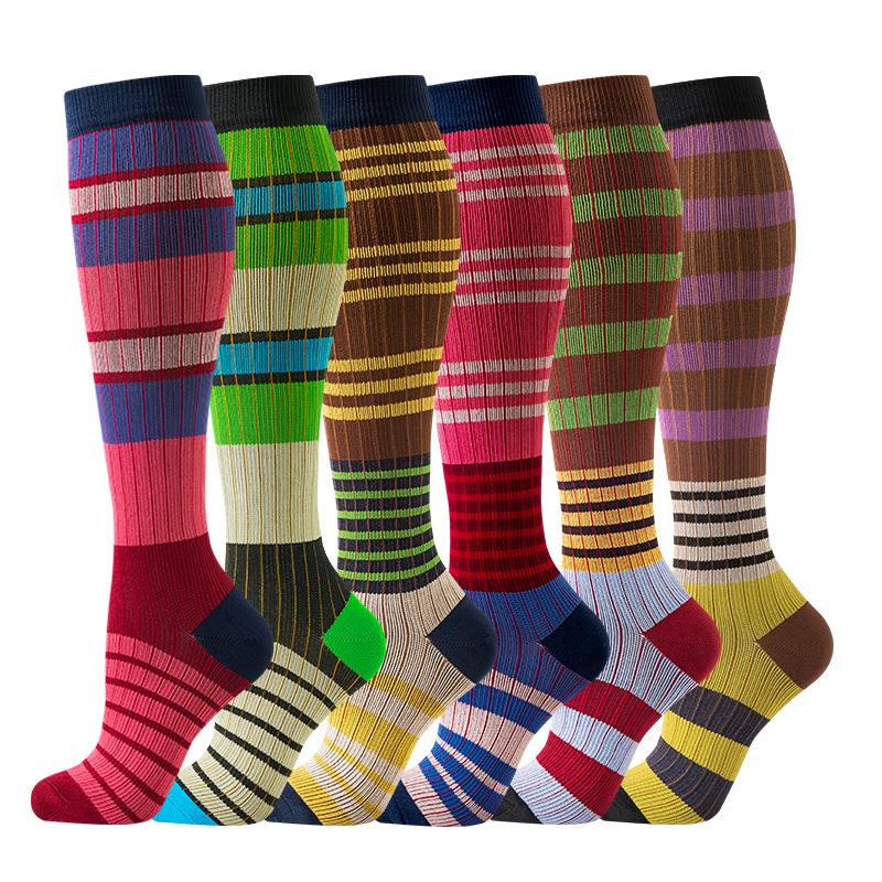 Cross-border Over-the-Knee Compression Yoga & Sport Socks Set