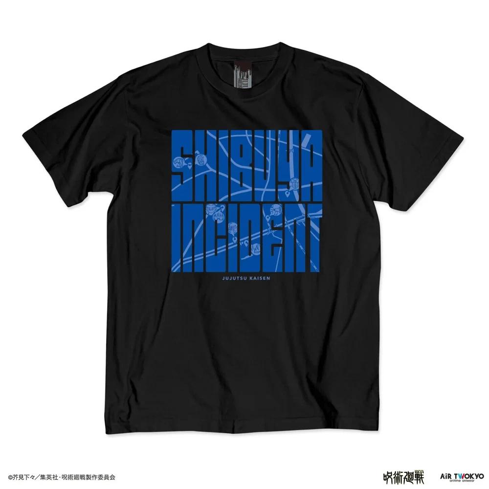 Jujutsu Kaisen 2 Shibuya Incident Shibuya Map Tshirt Black Japan New S