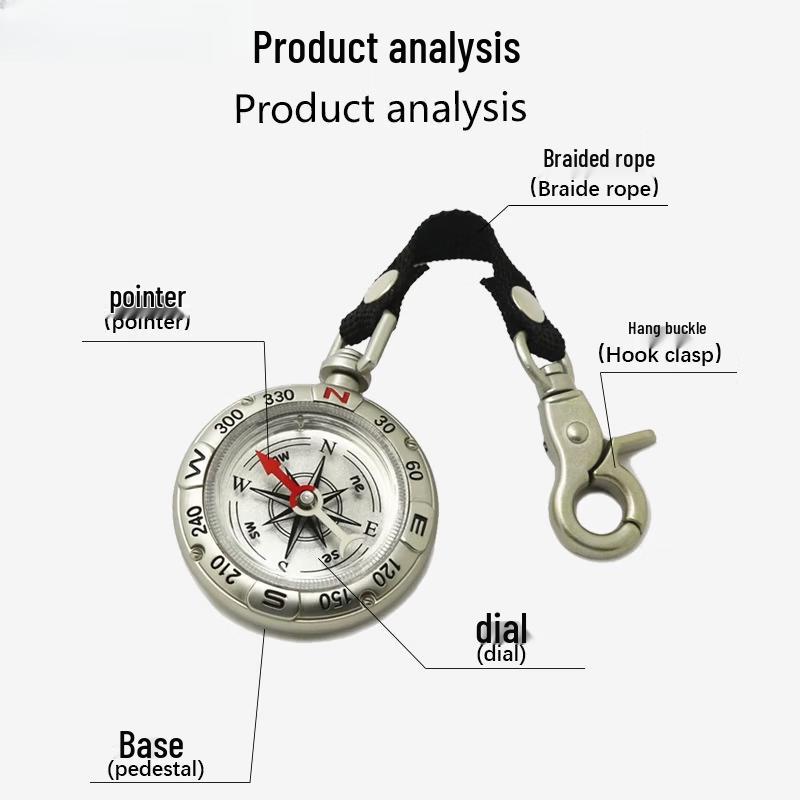 Mengpao Outdoor Retro Pocket Watch Compass