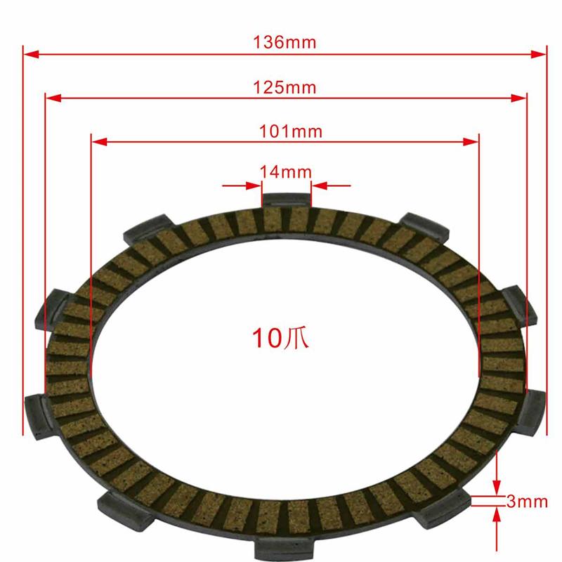 For Honda CB600 F CB600F Hornet 2000-2012 CBR600F2 Super Sport 91-94 CBR600F3 95-98 9PC Motorcycle Friction Clutch Disc Plates