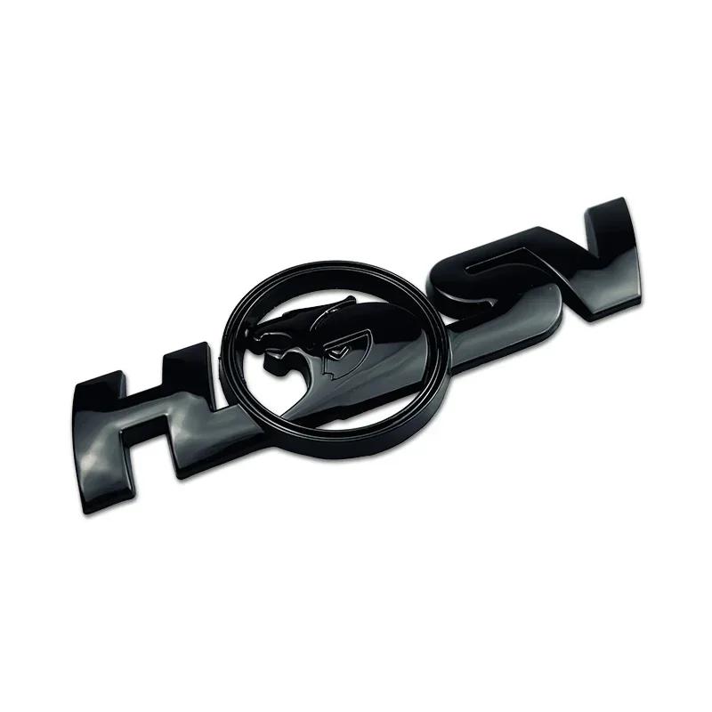 Metal Car Body Sticker for HSV Logo Auto Emblem Front Grille Rear Trunk Decoration