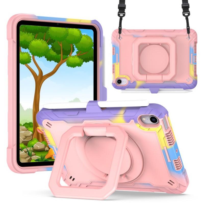 IPad Mini 6 Case With Wrist Band Stand Protective Tablet Cover