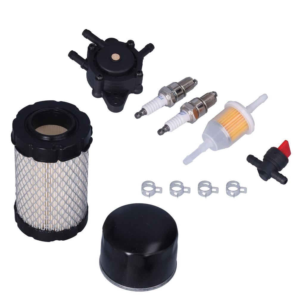 Lawn Mower Air Filter with Fuel Pump Oil Filter Fuel Filter Pre Filter for John Deere D100 D105