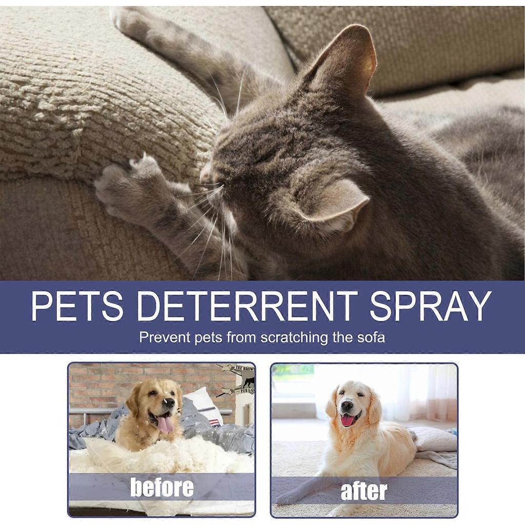 3X Furniture Scratch Protector Yegbong, Bitter Cat Training Deterrent Spray, Indoor Outdoor