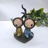 Enchanting Resin Synthetic Fairy Couple Figurine Perfect For Decor Desktop