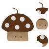 Mushroom Tissue Box Cover Modern Creative Wall Mounted Decorative for Bedroom Home Decoration Living Room Bathroom Ornament