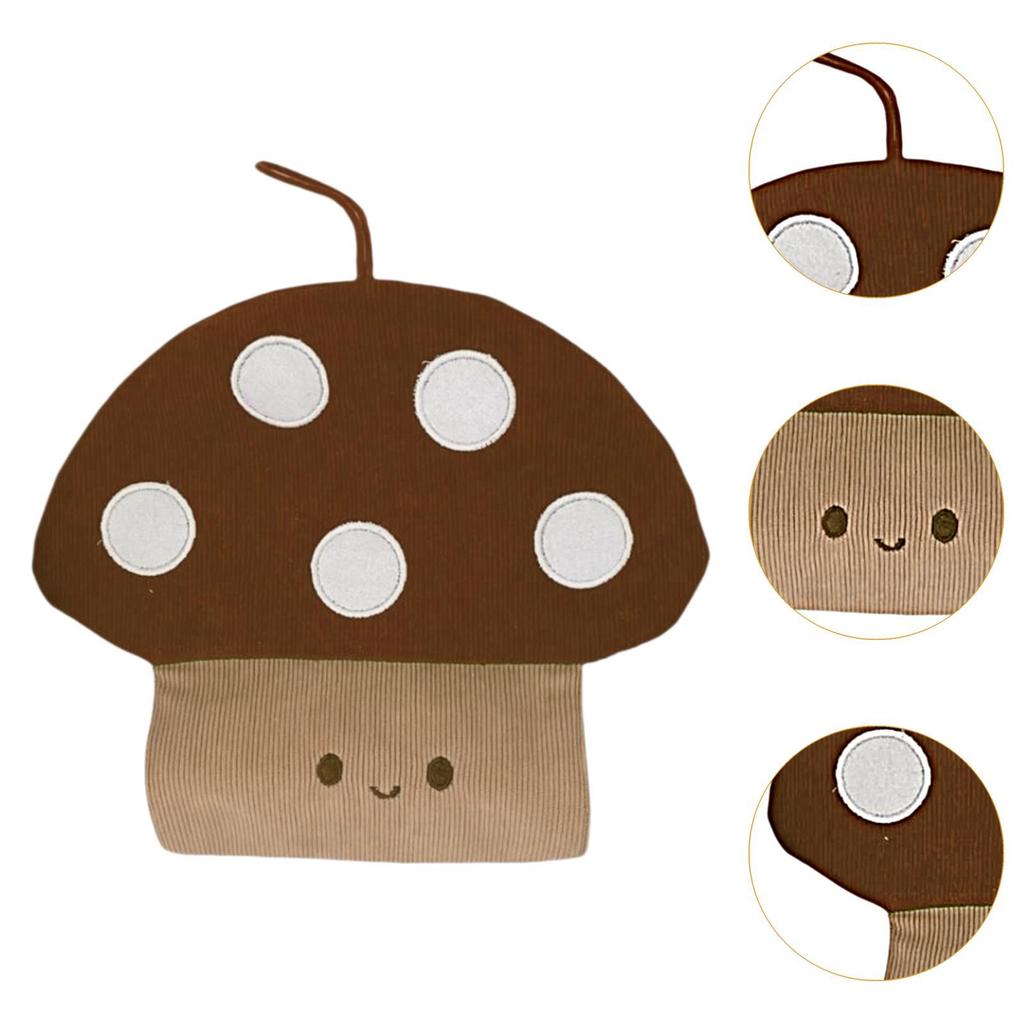 Mushroom Tissue Box Cover Modern Creative Wall Mounted Decorative for Bedroom Home Decoration Living Room Bathroom Ornament