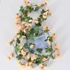 Simulated Rose Winter Jasmine Cherry Blossom Artificial Vine Decoration For
