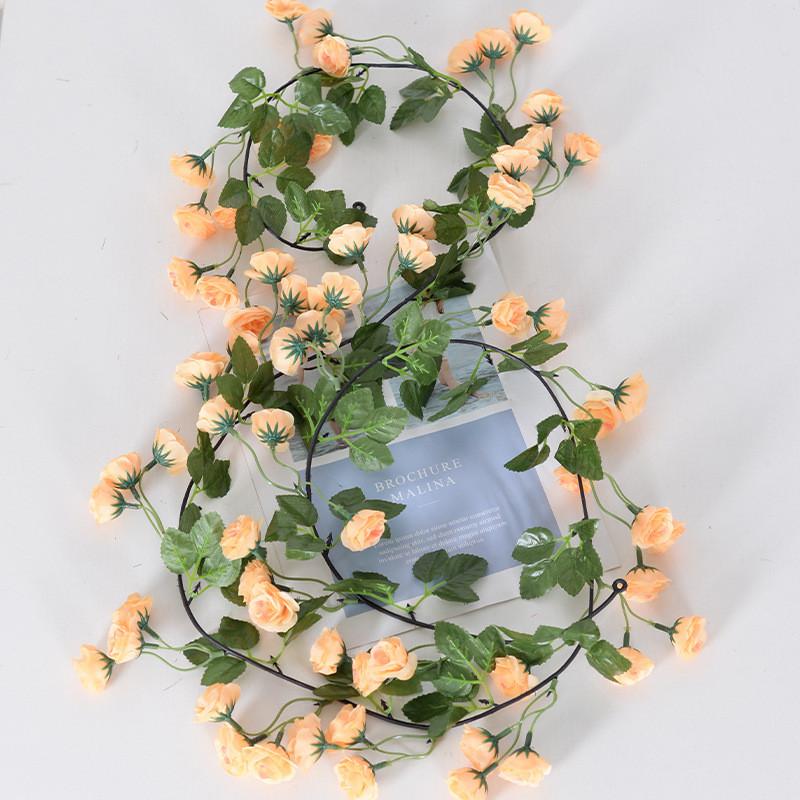 Simulated Rose Winter Jasmine Cherry Blossom Artificial Vine Decoration For