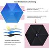 TIME LOVER Compact Travel Umbrella - Portable Mini Folding Umbrella with UV Protection for Rain, Girls and Women
