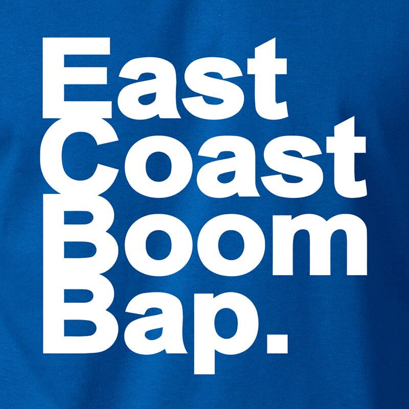 EAST COAST BOOM BAP Хип-Хоп Рэп Nas Старая Школа S-6XL Футболка Унисекс S