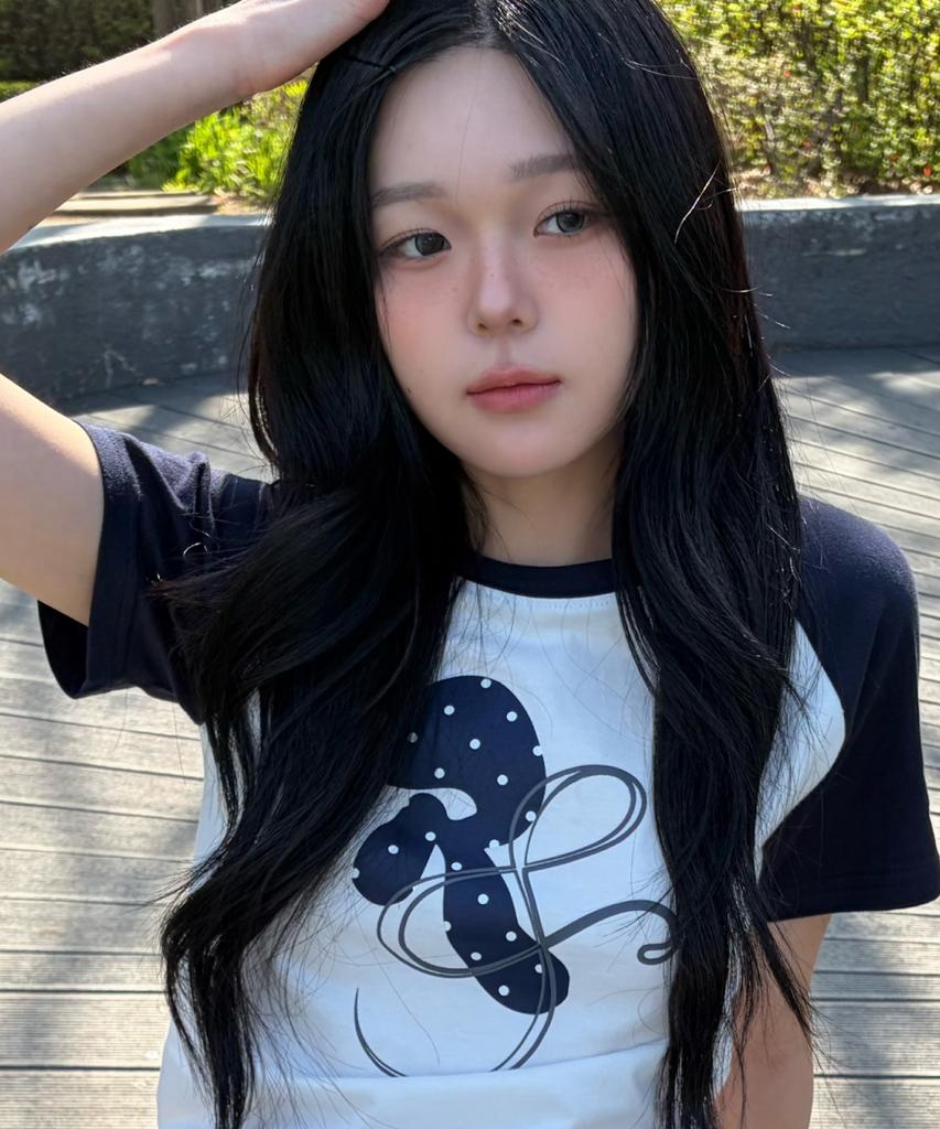 Loginaenloji Rnr Dot Point Ragian T-Shirt White-Navy