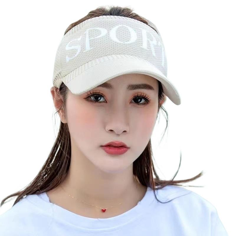 Women's Summer SPORT Sunshade Empty Top Hats UV Protection Visor Outdoor Breathable Baseball Sun Caps